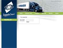 Tablet Screenshot of intranet.normandintransit.com